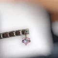 Pembe Kalp Figürlü İtalyan Charm