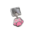 Pembe Pati İtalyan Charm Sallantılı