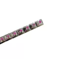 Pembe Renkli Fiyonk Desenli İtalyan Charm