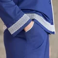 Penye Biyeli Şık Kadın Gecelik Pijama