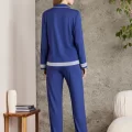 Penye Biyeli Şık Kadın Gecelik Pijama