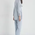 Penye Şık Mist Renkli Dantelli Pijama Takımı