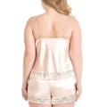 Büyük Beden Şık Saten Babydoll Şort Takımı