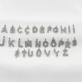 Rodyum Kaplama Zirkonlu Harf