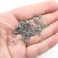 Rodyum Renk Çelik Halka 4mm