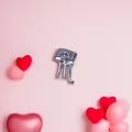 Sallantılı Akrep Burcu Charm Gümüş Renk