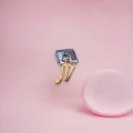 Sallantılı Akrep Burcu Charm Sarı Renk