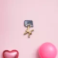 Sallantılı Balık Burcu Charm Sarı Renk