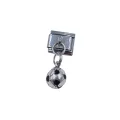 Sallantılı Futbol Topu Desenli İtalyan Charm