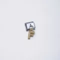 Sallantılı Harf Charm F Harfi Sarı Uç