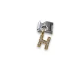 Sallantılı Harf Charm H Sarı Renk