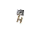 Sallantılı Harf Charm H Sarı Renk