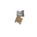 Sallantılı Harf Charm M Sarı Renk