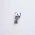 Sallantılı Harf Charm Z Gümüş Renk