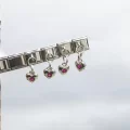 Sallantılı Kalp Detaylı İtalyan Charm