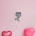 Sallantılı Koç Burcu Charm Gümüş Renk