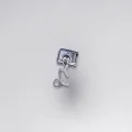 Sallantılı Oğlak Burcu Charm Gümüş Renk