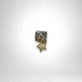 Sallantılı Sarı Yıldız Detaylı İtalyan Charm