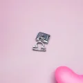 Sallantılı Terazi Burcu Charm Gümüş Renk