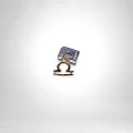 Sallantılı Terazi Burcu Charm Sarı Renk