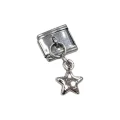 Sallantılı Yıldız Desenli İtalyan Charm