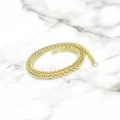 Sarı Renk Çelik Kolye 6Mm