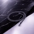 Sarmal Halat Çelik Kolye 4Mm