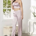 Kaliteli Şık Rose Renkli Kadın Pijama Takımı