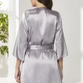 Kaliteli Şık Saten Kadın Pijama Takımı - Royal