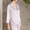 LUX Saten Altılı Şık Gelin Çeyiz Seti Viola Renk