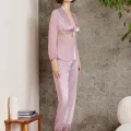 LUX Şık Saten Gelin Çeyiz Seti - Rose Renk