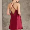 Şık Saten Altılı Gelin Çeyiz Seti - Bordo
