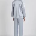 Kaliteli Şık Saten Biyeli Kadın Pijama Takımı