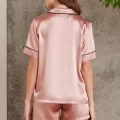 Kaliteli Şık Saten Biyeli Kadın Pijama Takımı