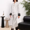 Kaliteli Şık Siyah Kadın Pijama Takımı