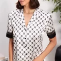 Kaliteli Şık Siyah Kadın Pijama Takımı