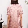 Kaliteli Şık Saten Biyeli Kadın Pijama Takımı - Brandy