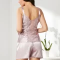 Kaliteli Şık Rose Renk Kadın Sabahlık Takımı