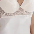 Kaliteli Şık Saten Dantelli Kadın Gecelik ve Sabahlık Takımı