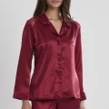 Kaliteli Şık Bordo Kadın Pijama Takımı