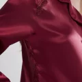 Kaliteli Şık Bordo Kadın Pijama Takımı