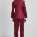 Kaliteli Şık Bordo Kadın Pijama Takımı