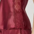 Kaliteli Şık Babydoll Gecelik - Bordo Renk