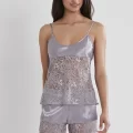 Kaliteli Şık Babydoll Gecelik Takımı - Royal