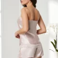 Kaliteli Şık Babydoll Gecelik - Pudra Renk