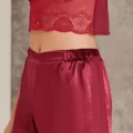 Kaliteli Şık Bordo Gelin Çeyiz Seti