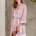 Kaliteli Şık Saten Gelin Çeyiz Seti - Rose