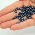 Small Drop Boncuk Füme Boncuk 25gr