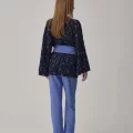 Kaliteli Şık Sophie Kadın Pijama Takımı Mavi