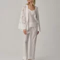 Sophie Şık Vegan Kadın Pijama Takımı - Beyaz